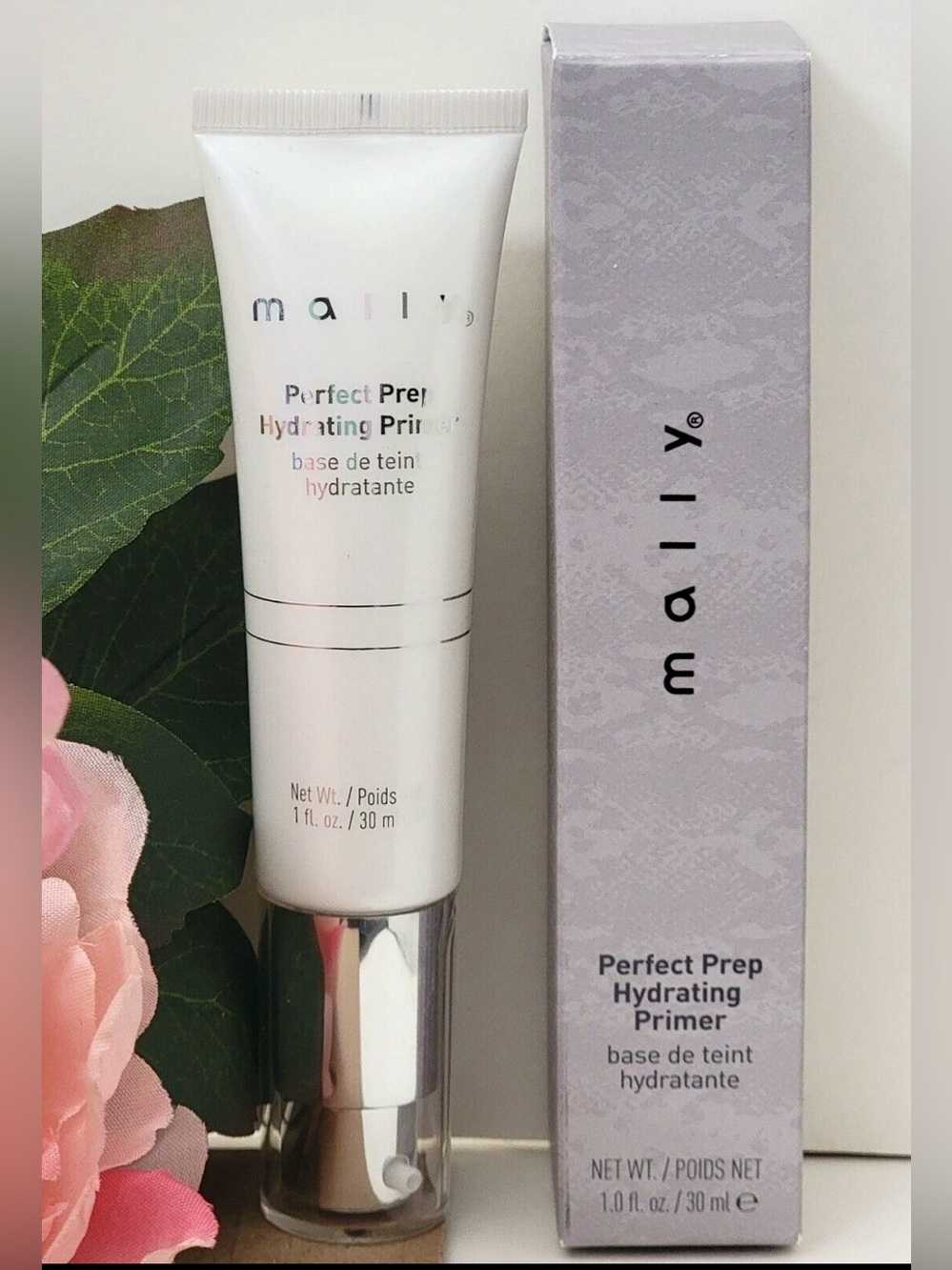 Mally Beauty Perfect Prep Hydrating Primer — White and Silver